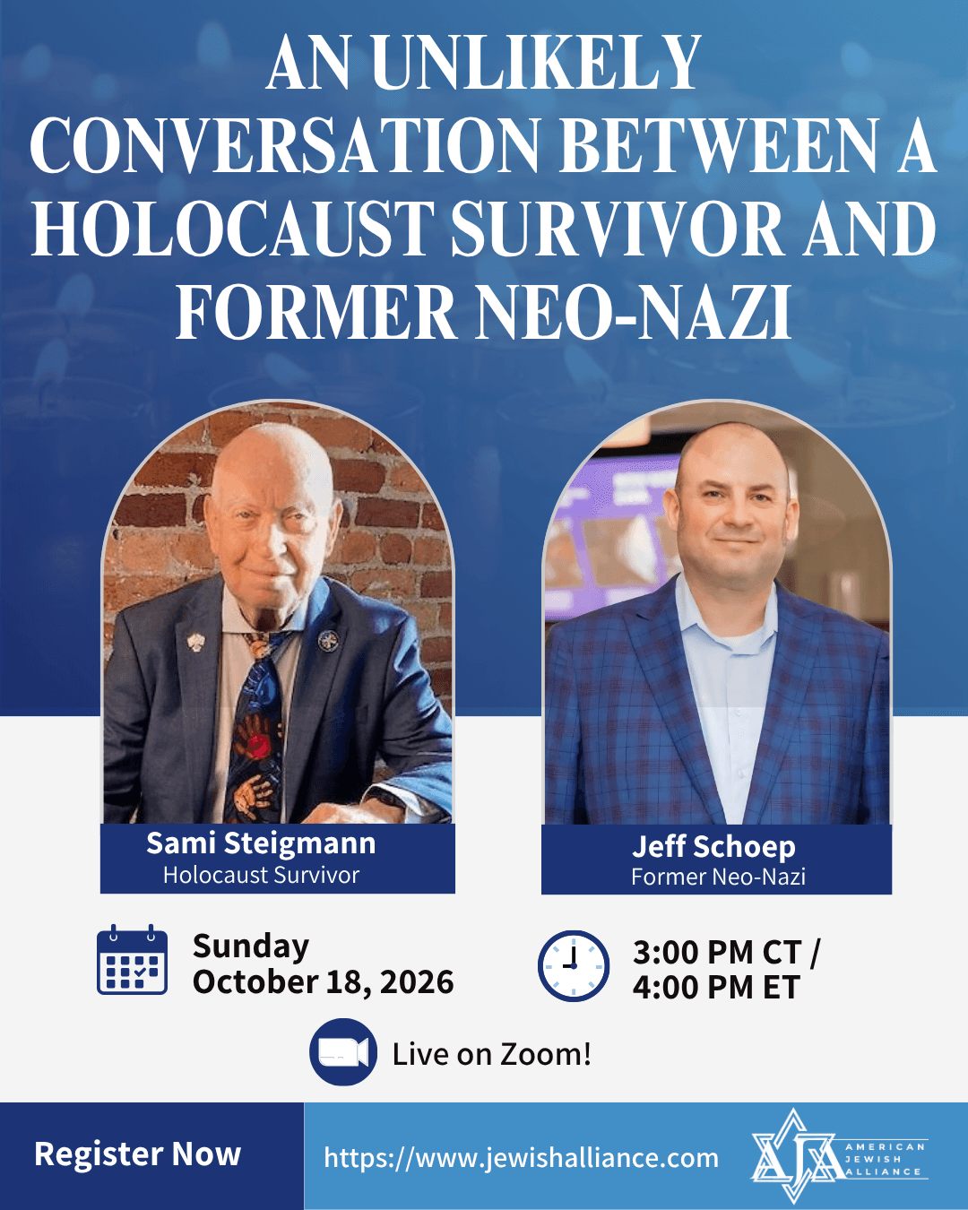 AJA: An Unlikely Conversation Between a Holocaust Survivor and Former Neo-Nazi